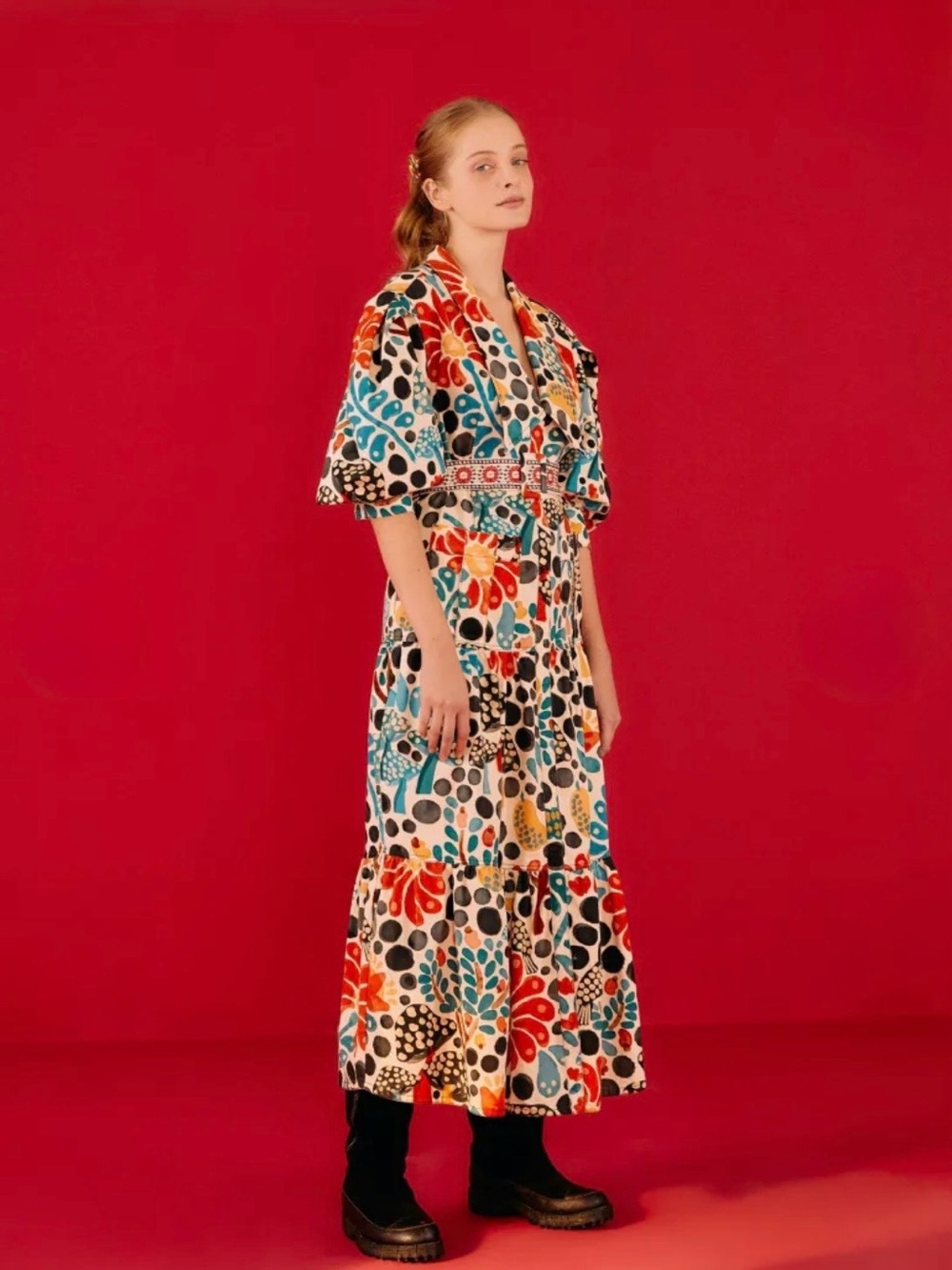 Farm Rio Mushroom Forest Canvas Dress
